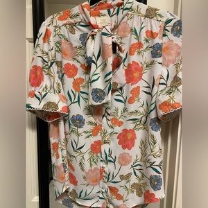 Kate Spade Floral Top in Medium